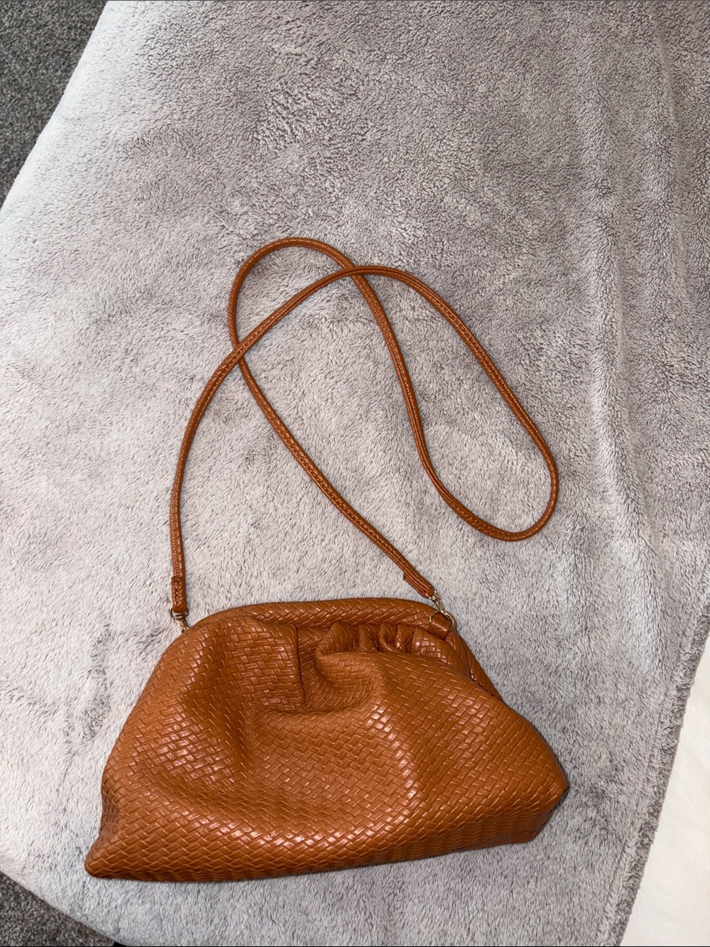 Marshalls Woven Crossbody Bag in Brown